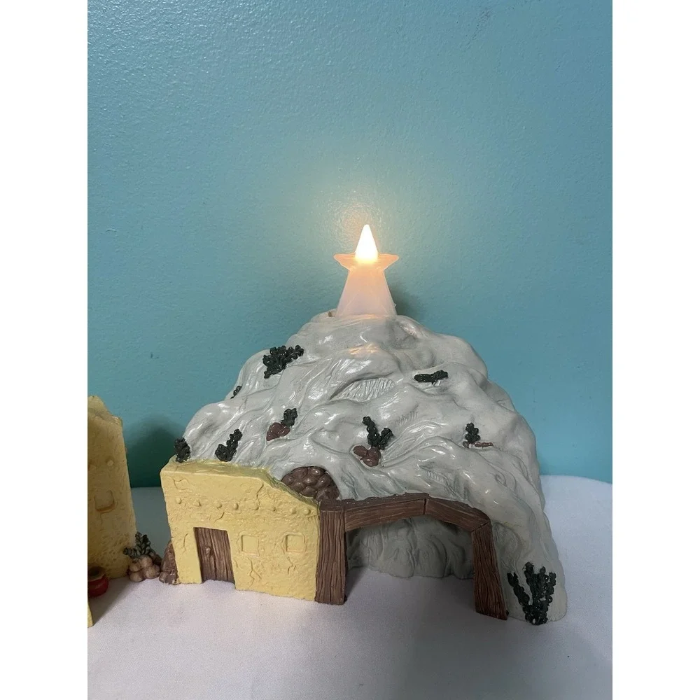 Vintage House of Lloyd Christmas Around The World Bethlehem Lighted Nativity '93